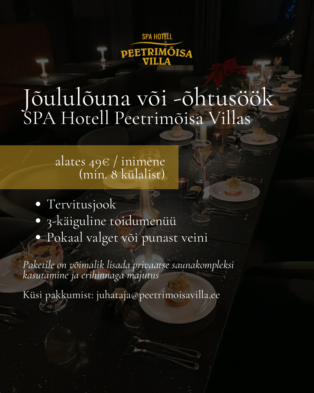 Jõulupidu Viljandis